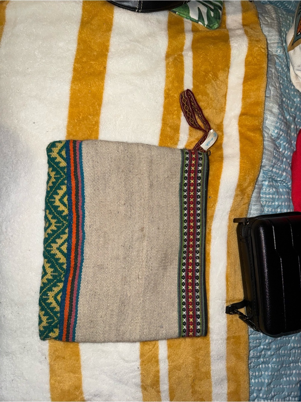Large Wristlet Alpaca Wool